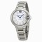 Cartier Ballon Bleu Silver Diamond Dial Stainless Steel Ladies Watch WE902074