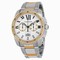Cartier Calibre de Cartier Silver Dial Steel and 18kt Pink Gold Automatic Men's Watch W7100042