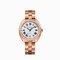 Cartier Clé Flinqué Sunray Effect Dial Ladies Watch WJCL0006