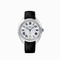 Cartier Clé Silvered Flinqué Dial Steel Men's Watch WGCL0005