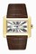 Cartier Divan White Dial 18K Yellow Gold Automatic Ladies Watch W6300856