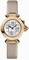 Cartier Miss Pasha Silver Diamond Dial Rose Gold and Beige Satin Ladies Watch WJ124028