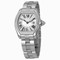 Cartier Roadster 18kt White Gold Diamond Ladies Watch WE5002X2