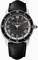 Cartier Ronde Croisiere Gray Dial Black Leather Automatic Men's Watch WSRN0003
