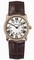 Cartier Ronde Louis Cartier Diamond Bezel Silver Dial 18 kt Rose Gold Ladies Watch WR000351