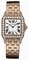 Cartier Santos Demoiselle Large 18k Rose Gold Diamond Watch WF9007Z8
