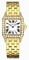 Cartier Santos Demoiselle Silver Dial 18kt Yellow Gold Diamond Watch WF9002Y7
