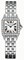 Cartier Santos Demoiselle Silver Dial White Gold Diamond Ladies Watch WF9003YC
