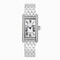 Cartier Tank Americaine Silver Dial White Gold Bracelet Ladies Watch WB710009