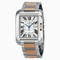 Cartier Tank Anglaise Medium Automatic Rose Gold and Steel Ladies Watch W5310037