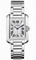 Cartier Tank Anglaise Silver Dial 18kt White Gold Ladies Watch W5310023