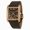 Cartier Tank MC Mechanical Brown Dial Brown Leather Strap Men's Watch W5330002