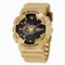Casio G Shock Black Dial Gold-Colored Resin Men's Watch GA110GD-9B