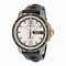 Chopard G.P.M.H Snailed Grey Dial Black Leather Men's Watch 168568-9001