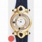Chopard Happy Diamonds Floating Diamond and Sapphire Dial Gold Ladies Watch 205953-0003