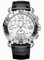 Chopard Happy Sport Chronograph White Dial Leather Strap Ladies Watch 288499-3001