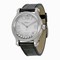 Chopard Happy Sport Medium Automatic Silver Dial Black Leather Ladies Watch 278559-3001