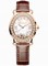 Chopard Happy Sport Oval Mother of Pearl 18k Rose Gold Ladies Watch 275350-5003