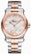 Chopard Happy Sport Silver Guilloche Dial Ladies Watch 278559-6002