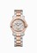 Chopard Happy Sport Silver-Tone Dial 18 Carat Rose Gold and Stainless Steel Ladies Watch 278573-6002