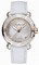 Chopard Happy Sport Silvertone Guilloche Dial Ladies Watch 278551-6002