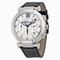 Chopard Imperiale Chronograph Automatic Silver Dial Stainless Steel Men's Leather Strap Watch 388549-3001