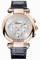Chopard Imperiale Chronograph Mother of Pearl Dial Brown Leather Men's Watch 384211-5001