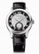 Chopard L.U.C. Quattro Mark II Automatic Black and Silver Guilloche 18 kt White Gold Men's Watch 161905-1001