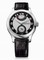 Chopard L.U.C Quattro Mark II Silver and Black Dial Black Leather Men's Watch 161903-1001
