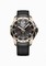 Chopard Superfast Chrono Black Dial 18kt Rose Gold Black Rubber Men's Watch 161284-5001