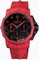 Corum Admirals Cup Challenger 44 Black Dial Red Rubber Strap Automatic Men's Watch 75380602F376AN31