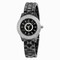 Dior VIII Black Dial Black Ceramic Ladies Watch CD1221E5C001