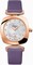 Glashutte Povonina Mother of Pearl Dial 18K Rose Gold Diamond Ladies Watch 1-03-01-08-05-02