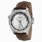 Hamilton Jazzmaster GMT Silver Dial Brown Leather Men's Watch H32605551