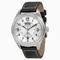 Hamilton Khaki Field Mechanical Silver Dial Black Leather Men's Watch H70505753