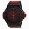 Hublot Big Bang Black Dial Red Leather Strap Men's Watch 322-CI-1130-GR-ABR-10