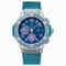 Hublot Big Bang Pop Art Jeweled Dial Blue Automatic Unisex Watch 341.SL.5199.LR.1907POP14