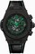Hublot Big Bang Unico Green Black Ceramic Dial Black Men's Sports Watch 411.CI.1190.LR.ABG14