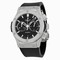 Hublot Classic Fusion Black Dial Titanium BLack Rubber Men's Watch 521NX1170RX