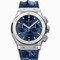 Hublot Classic Fusion Blue Sunray Dial Chronograph Titanium Men's Watch 521.NX.7170.HR