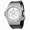 Hublot Classic Fusion Opaline Dial Black Leather Men's Watch 521.NX.2610.LR