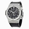 Hublot Classic Fusion Skeleton Dial Titanium Black Leather Automatic Men's Watch 525NX0170LR