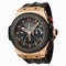 Hublot King Power Automatic Black Dial 18kt Rose Gold Men's Watch 703.OM.6912.HR.FMC12