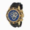 Invicta Bolt Chronograph Blue Dial Black Silicone Men's Watch 15785