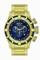 Invicta Bolt Chronograph Blue Dial Gold-plated Men's Watch 19521
