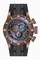 Invicta Bolt Chronograph Rose and Blue Dial Black Silicone Men's Watch 15780