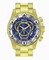 Invicta Excursion Chronograph Blue Dial Gold-plated Men's Watch 80622