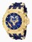 Invicta Excursion Reserve Chronograph Blue Dial Blue Polyurethane Gold Ion-plated Accents Men's Watch 18546