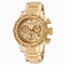 Invicta Reserve Bolt Chronograph Champagne Dial Gold-plated Men's Watch 12461
