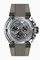 Invicta Reserve Chronograph Platinum Mother of Pearl Dial Grey Polyurethane Men's Watch 18343